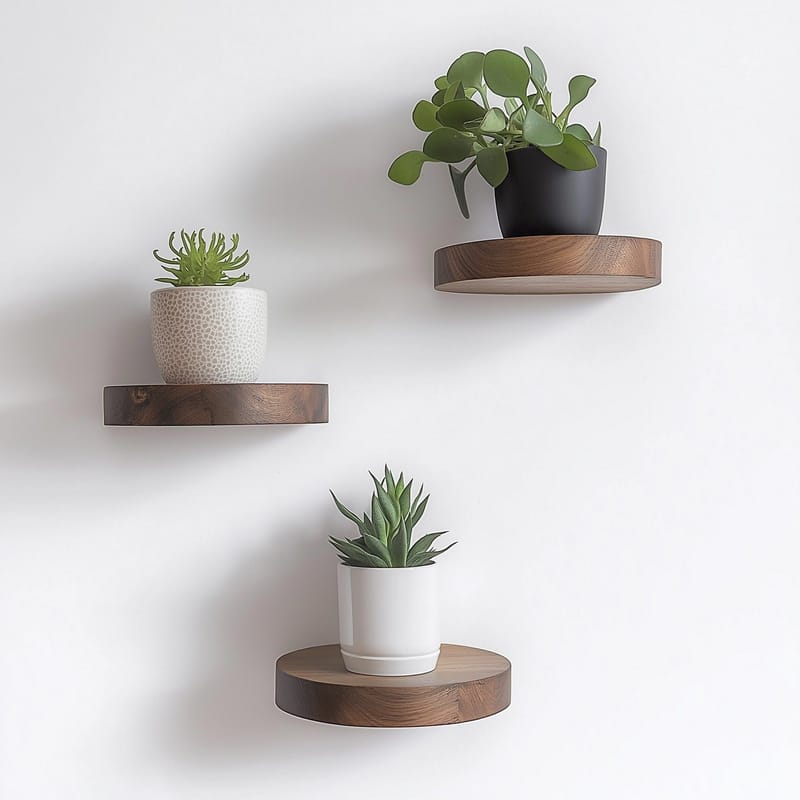 Decorative Wooden Wall Shelf Hanah Home - Hus & oppussing - Bygg - Gulv, vegg & tak - Gulv & veggkledning - Veggplater