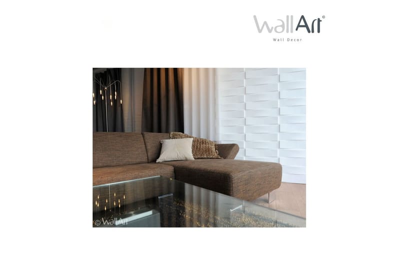 WallArt 3D Veggpanel Vaults 12 stk GA-WA05 - Veggplater - Veggdekorasjon