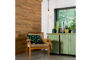 WallArt Trelignende planker gjenvunnet eik rustbrun - Brun - Hus & oppussing - Bygg - Gulv, vegg & tak - Gulv & veggkledning - Veggplater