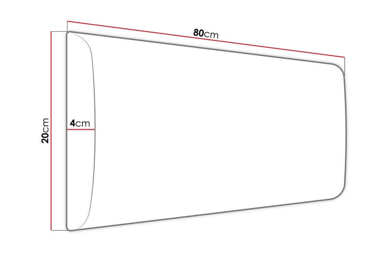 Zaratuz Veggpanel 20x80 cm - Sennepsgul - Veggpanel & panelplate