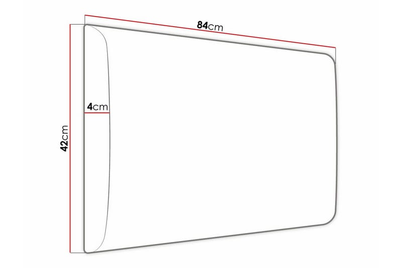 Zaratuz Veggpanel 42x84 cm - Brun - Veggpanel & panelplate