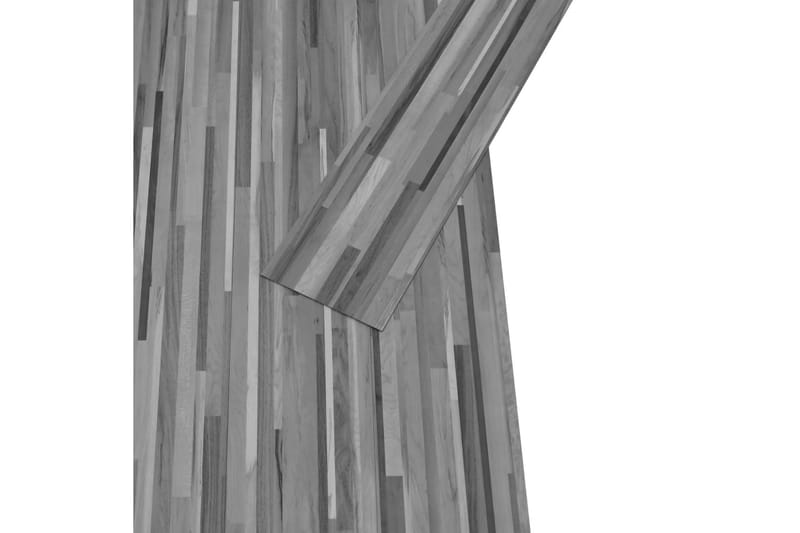 PVC gulvplanker 4,46 m² 3 mm stripet grå - Treheller & trefliser balkong - Vinylgulv & plastgulv - Gulvplater & plastplater