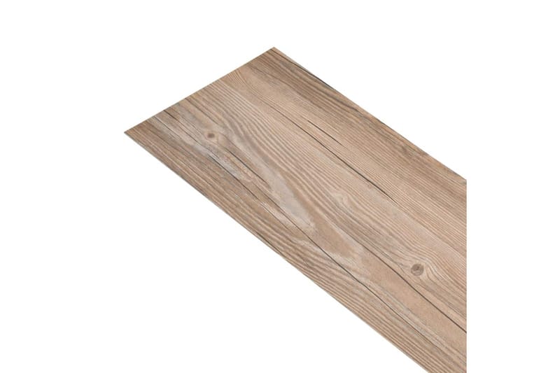 PVC gulvplanker 5,26 m² 2 mm brun eik - Treheller & trefliser balkong - Vinylgulv & plastgulv - Gulvplater & plastplater