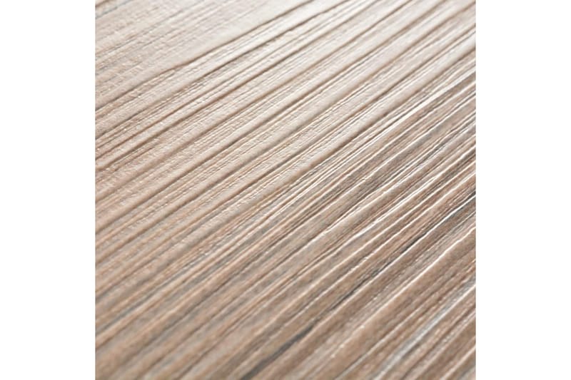 PVC gulvplanker 5,26 m² 2 mm brun eik - Treheller & trefliser balkong - Vinylgulv & plastgulv - Gulvplater & plastplater