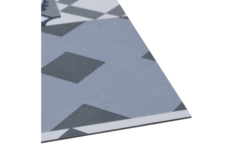 PVC-gulvplanker selvklebende 5,11 m² farget mønster - Treheller & trefliser balkong - Vinylgulv & plastgulv - Gulvplater & plastplater