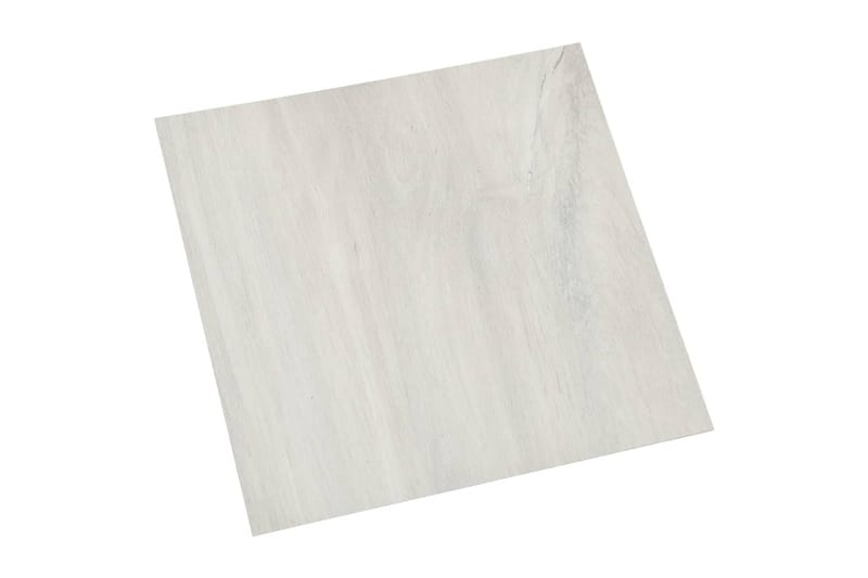 Selvklebende gulvplanker 20 stk PVC 1,86 m² kremhvit - Krem - Hus & oppussing - Bygg - Gulv, vegg & tak - Gulv - Vinylgulv & plastgulv