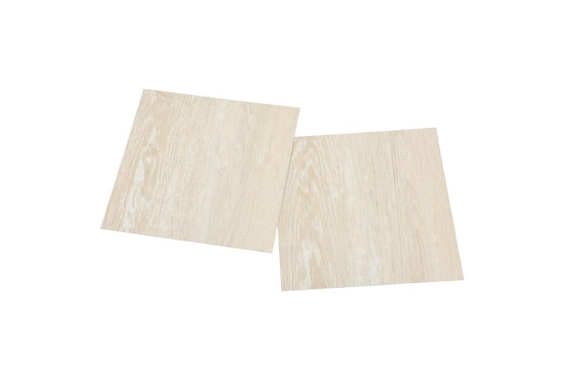 Selvklebende gulvplanker 20 stk PVC 1,86 m² beige - Beige - Treheller & trefliser balkong - Vinylgulv & plastgulv - Gulvplater & plastplater