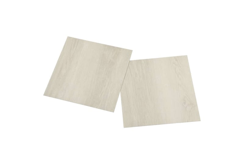 Selvklebende gulvplanker 20 stk PVC 1,86 m² beige - Beige - Hus & oppussing - Bygg - Gulv, vegg & tak - Gulv - Vinylgulv & plastgulv