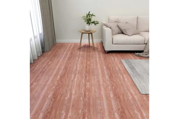 Selvklebende gulvplanker 20 stk PVC 1,86 m² rød - Rød - Hus & oppussing - Bygg - Gulv, vegg & tak - Gulv - Vinylgulv & plastgulv