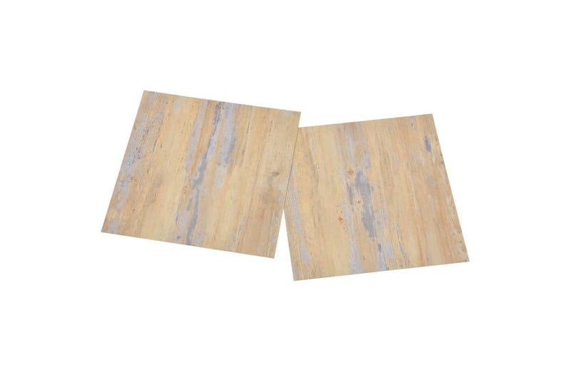 Selvklebende gulvplanker 20 stk PVC 1,86 m² brun - Brun - Hus & oppussing - Bygg - Gulv, vegg & tak - Gulv - Vinylgulv & plastgulv