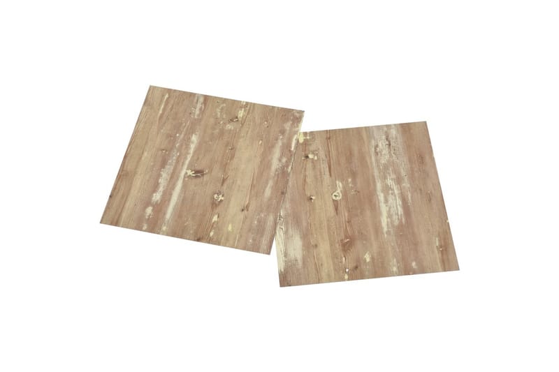 Selvklebende gulvplanker 20 stk PVC 1,86 m² brun - Brun - Hus & oppussing - Bygg - Gulv, vegg & tak - Gulv - Vinylgulv & plastgulv