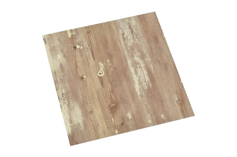 Selvklebende gulvplanker 20 stk PVC 1,86 m² brun - Brun - Hus & oppussing - Bygg - Gulv, vegg & tak - Gulv - Vinylgulv & plastgulv