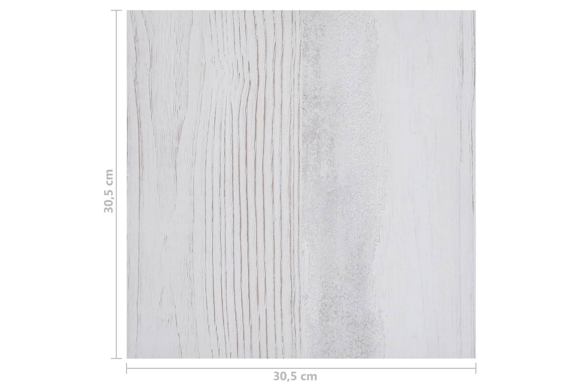 Selvklebende gulvplanker 20 stk PVC 1,86 m² lysegrå - Grå - Hus & oppussing - Bygg - Gulv, vegg & tak - Gulv - Vinylgulv & plastgulv