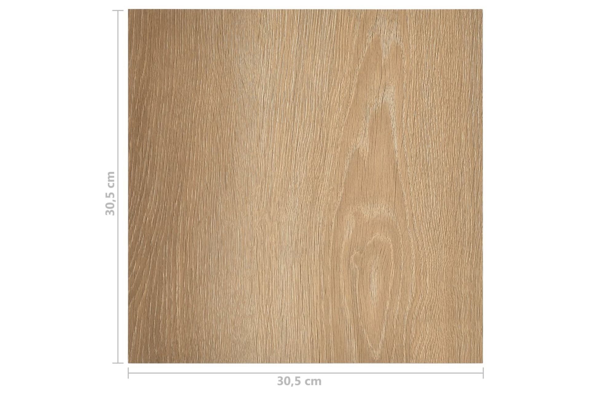 Selvklebende gulvplanker 20 stk PVC 1,86 m² brun - Brun - Hus & oppussing - Bygg - Gulv, vegg & tak - Gulv - Vinylgulv & plastgulv