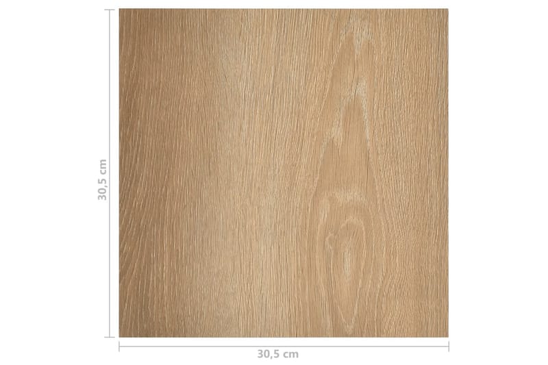 Selvklebende gulvplanker 20 stk PVC 1,86 m² brun - Brun - Hus & oppussing - Bygg - Gulv, vegg & tak - Gulv - Vinylgulv & plastgulv