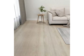 Selvklebende gulvplanker 20 stk PVC 1,86 m² beige - Beige - Hus & oppussing - Bygg - Gulv, vegg & tak - Gulv - Vinylgulv & plastgulv