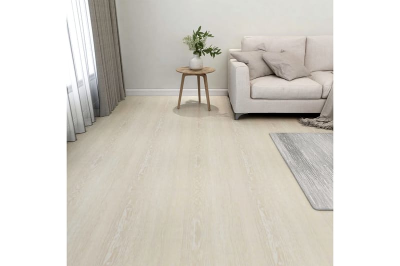 Selvklebende gulvplanker 20 stk PVC 1,86 m² beige - Beige - Hus & oppussing - Bygg - Gulv, vegg & tak - Gulv - Vinylgulv & plastgulv