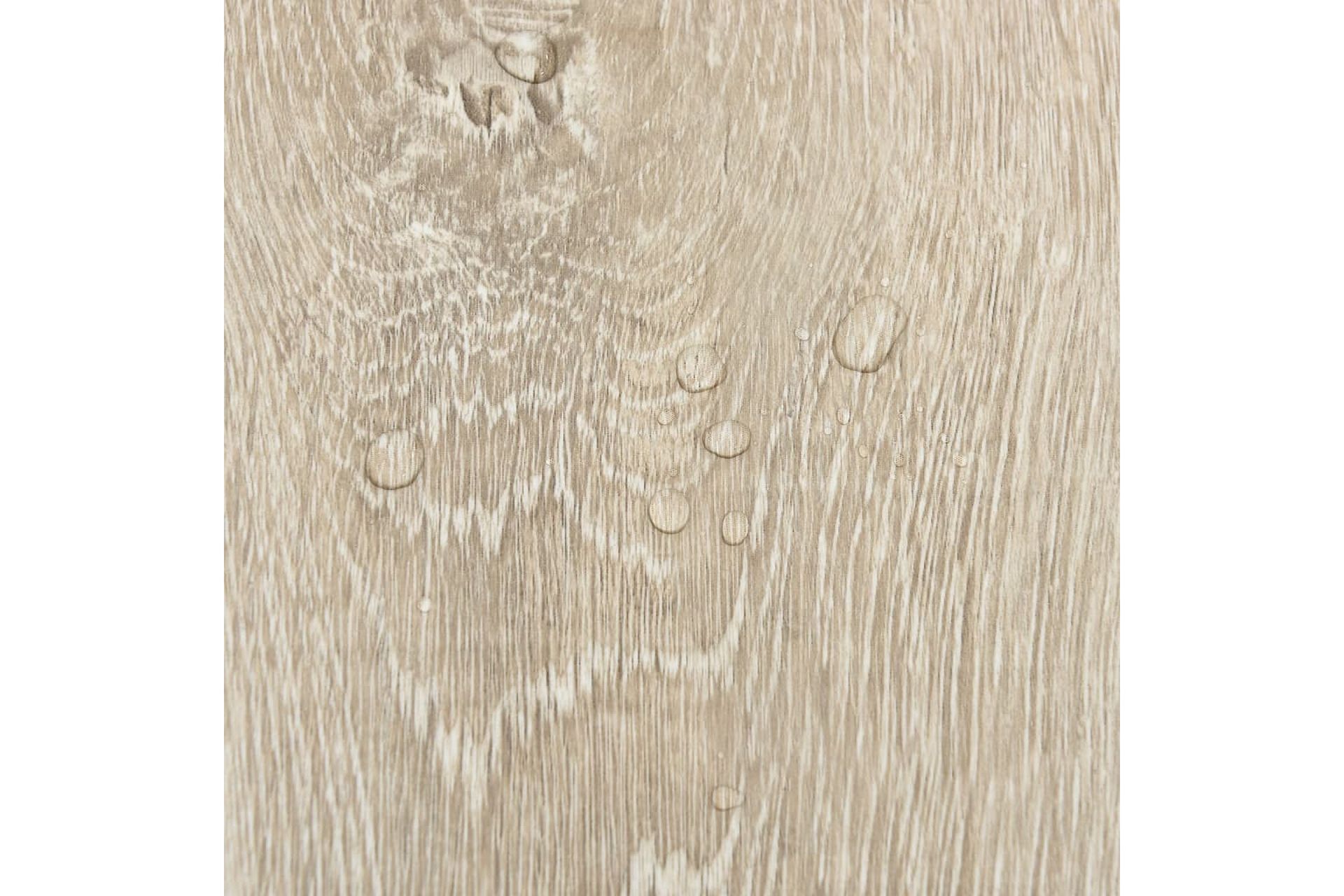 Selvklebende gulvplanker 20 stk PVC 1,86 m² beige - Beige - Hus & oppussing - Bygg - Gulv, vegg & tak - Gulv - Vinylgulv & plastgulv