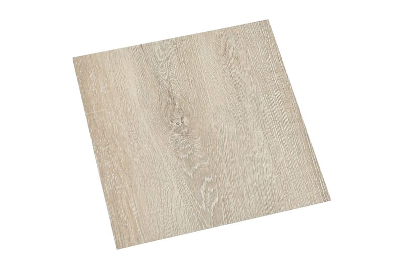 Selvklebende gulvplanker 20 stk PVC 1,86 m² beige - Beige - Hus & oppussing - Bygg - Gulv, vegg & tak - Gulv - Vinylgulv & plastgulv