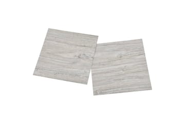 Selvklebende gulvplanker 55 stk PVC 5,11 m² lysegrå - Grå - Hus & oppussing - Bygg - Gulv, vegg & tak - Gulv - Vinylgulv & plastgulv