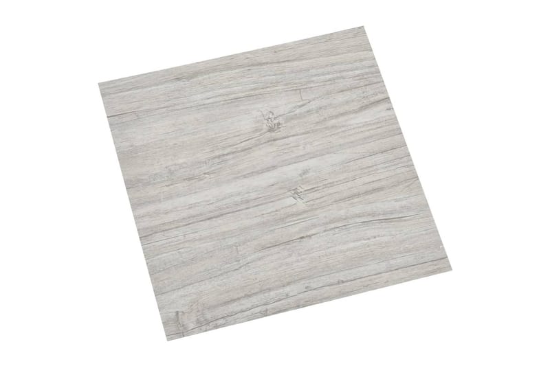 Selvklebende gulvplanker 55 stk PVC 5,11 m² lysegrå - Grå - Hus & oppussing - Bygg - Gulv, vegg & tak - Gulv - Vinylgulv & plastgulv