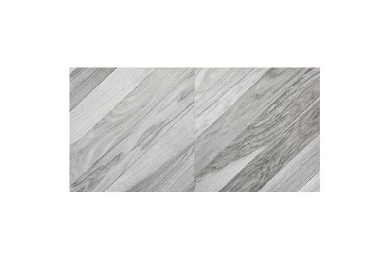 Selvklebende gulvplanker 55 stk PVC 5,11 m² grå stripet - Grå - Hus & oppussing - Bygg - Gulv, vegg & tak - Gulv - Vinylgulv & plastgulv