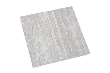 Selvklebende gulvplanker 55 stk PVC 5,11 m² grå - Grå - Hus & oppussing - Bygg - Gulv, vegg & tak - Gulv - Vinylgulv & plastgulv