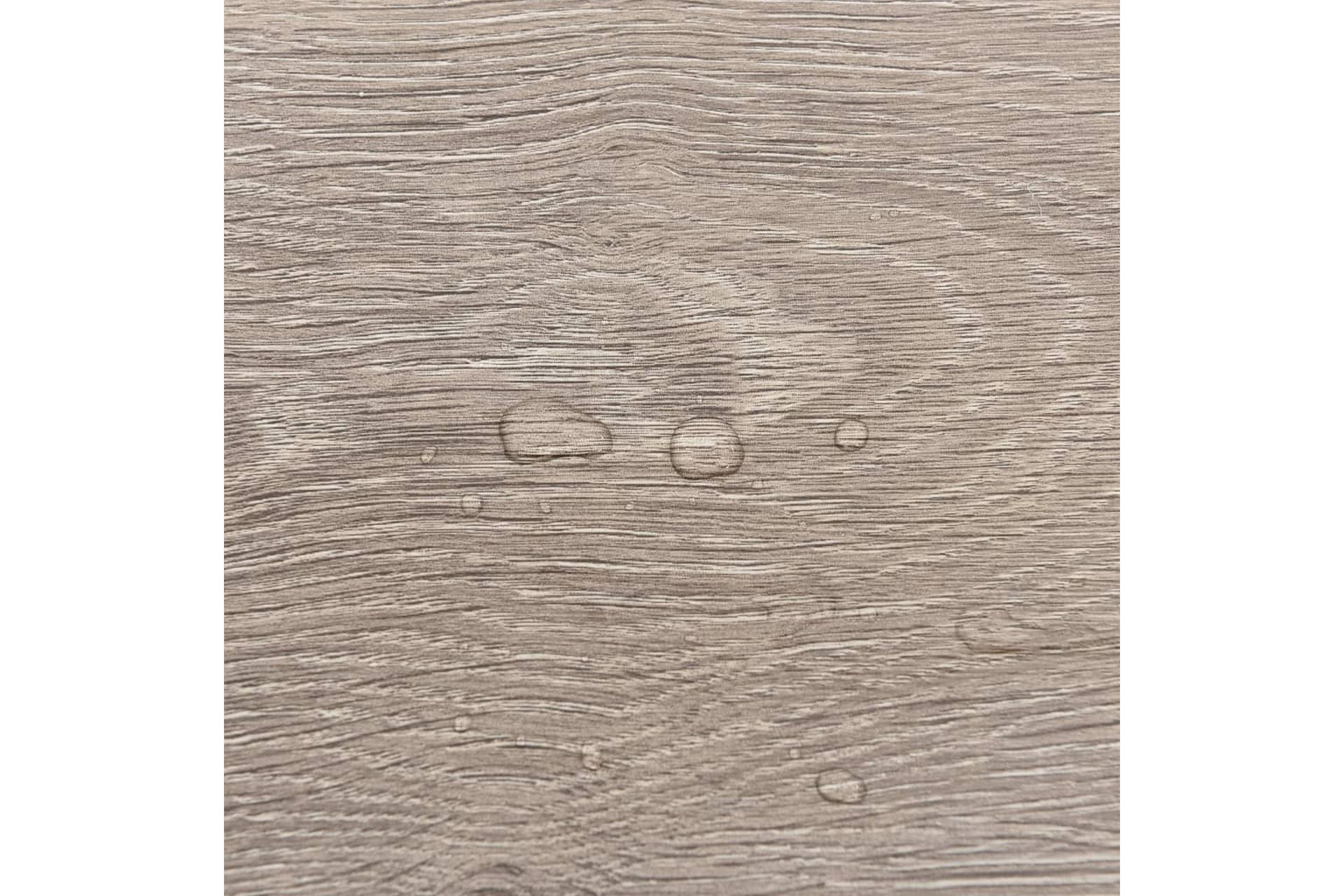 Selvklebende gulvplanker 55 stk PVC 5,11 m² gråbrun - Taupe - Hus & oppussing - Bygg - Gulv, vegg & tak - Gulv - Vinylgulv & plastgulv