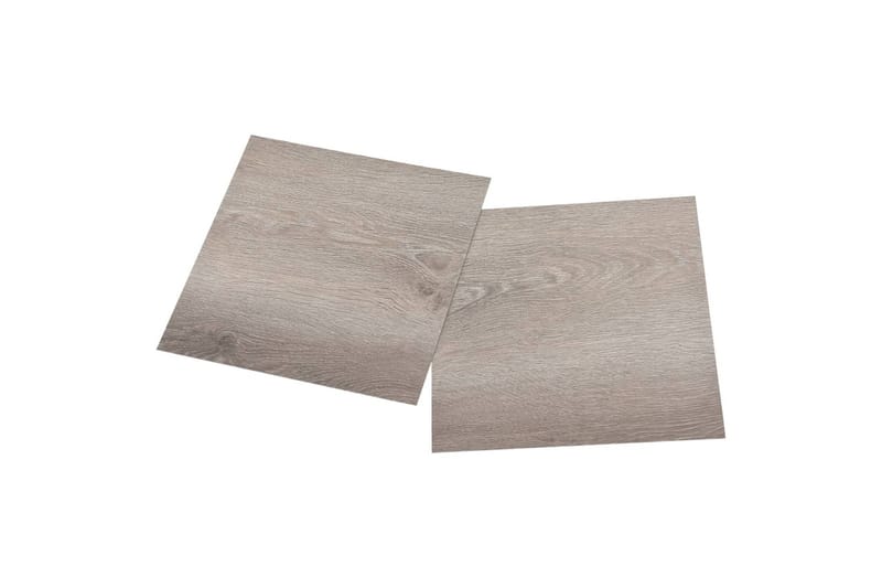 Selvklebende gulvplanker 55 stk PVC 5,11 m² gråbrun - Taupe - Hus & oppussing - Bygg - Gulv, vegg & tak - Gulv - Vinylgulv & plastgulv