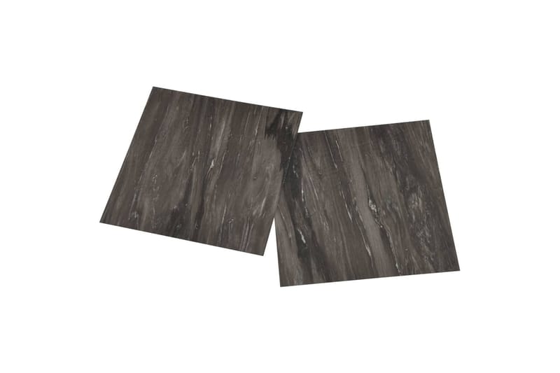 Selvklebende gulvplanker 55 stk PVC 5,11 m² mørkegrå - Grå - Hus & oppussing - Bygg - Gulv, vegg & tak - Gulv - Vinylgulv & plastgulv
