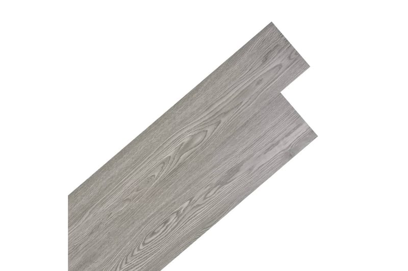 Selvklebende gulvplanker PVC 5,02 m² 2 mm mørkegrå - Treheller & trefliser balkong - Vinylgulv & plastgulv - Gulvplater & plastplater