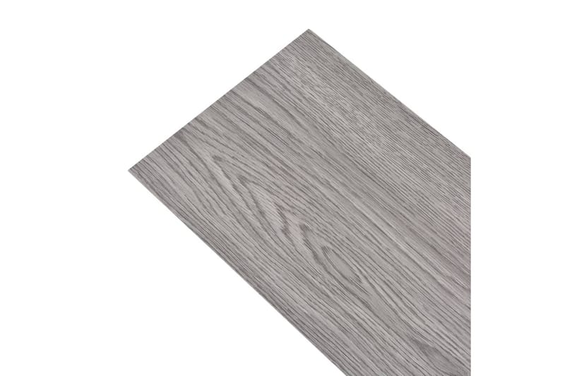 Selvklebende PVC-gulvplanker 5,21 m² 2 mm mørkegrå - Grå - Hus & oppussing - Bygg - Gulv, vegg & tak - Gulv - Vinylgulv & plastgulv