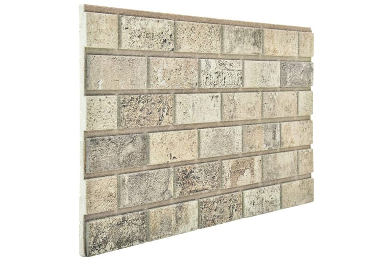 3D veggpaneler med sandfarget mursteindesign 11 stk EPS - Beige - Hus & oppussing - Bygg - Gulv, vegg & tak - Platemateriale & byggeplate - Innvendig panel