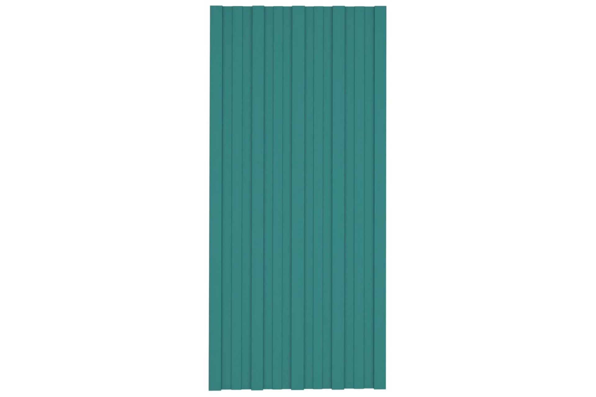 Takplater 36 stk grønn 100x45 cm galvanisert stål - Hus & oppussing - Bygg - Gulv, vegg & tak - Platemateriale & byggeplate - Takpanel & takplate