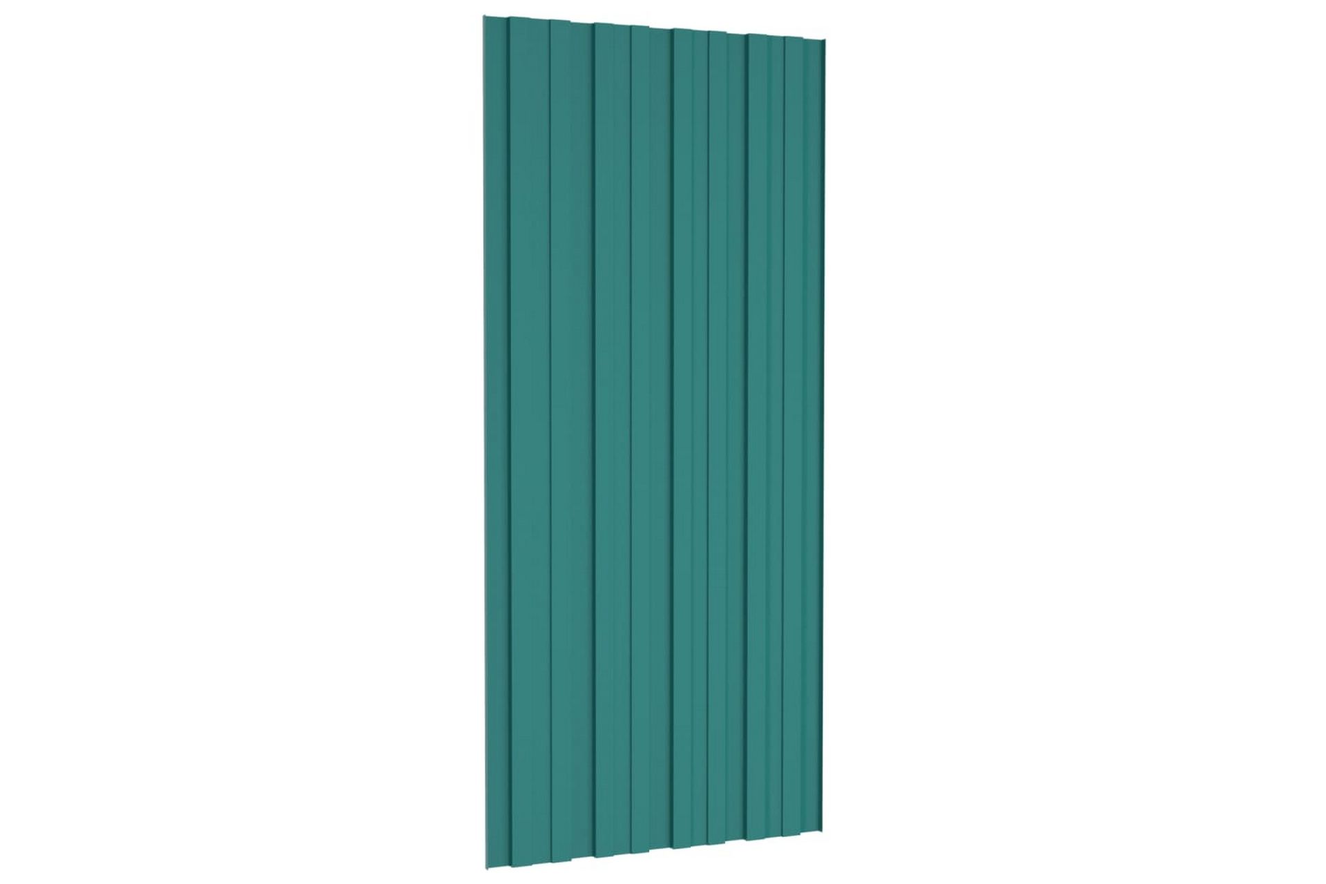 Takplater 36 stk grønn 100x45 cm galvanisert stål - Hus & oppussing - Bygg - Gulv, vegg & tak - Platemateriale & byggeplate - Takpanel & takplate