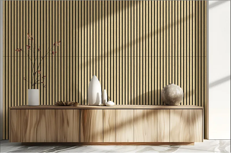 Trelamell akustikkpaneler 120x60x1,8 cm 4-pack - Hus & oppussing - Bygg - Gulv, vegg & tak - Platemateriale & byggeplate - Innvendig panel