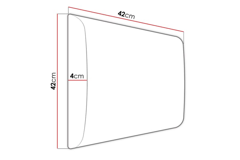 Zaratuz Veggpanel 42x42 cm - Lysegrå - Hus & oppussing - Bygg - Gulv, vegg & tak - Platemateriale & byggeplate - Innvendig panel
