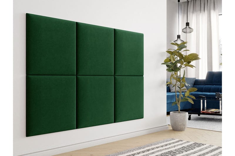 Zaratuz Veggpanel 60x60 cm - Grønn - Hus & oppussing - Bygg - Gulv, vegg & tak - Platemateriale & byggeplate - Innvendig panel