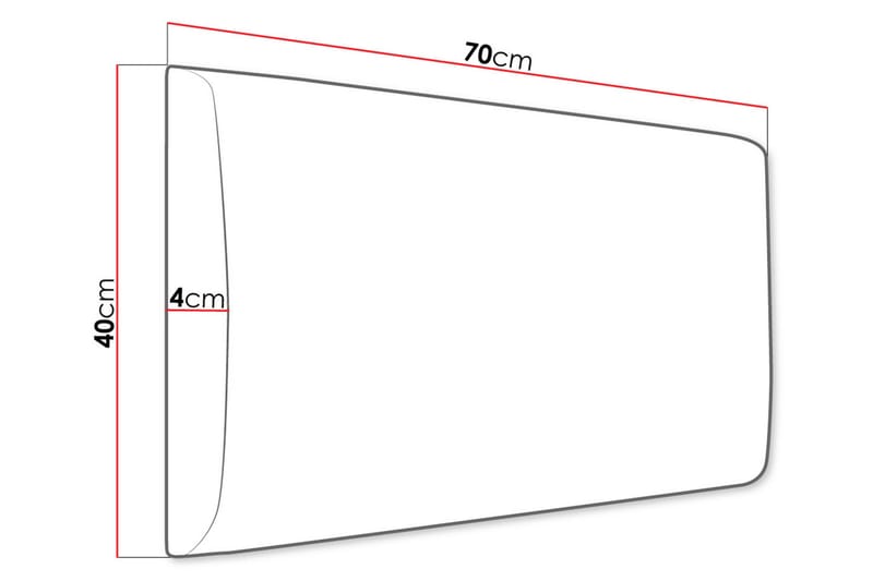 Zaratuz Veggpanel 70x40 cm - Svart - Hus & oppussing - Bygg - Gulv, vegg & tak - Platemateriale & byggeplate - Innvendig panel