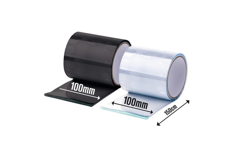 Reparasjonstape Heissner EasyFix 150 x 10 cm Svart - Svart - Hus & oppussing - Bygg - Spiker, skrue & innfesting