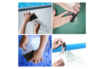 Reparasjonstape Heissner EasyFix 150 x 10 cm Svart - Svart - Hus & oppussing - Bygg - Spiker, skrue & innfesting