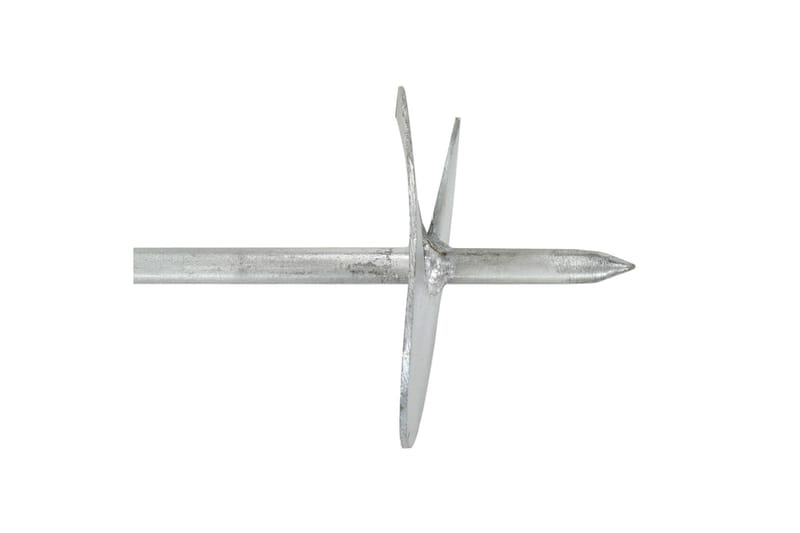 Jordankere 10 stk 10x60 cm galvanisert metall - Hus & oppussing - Bygg - Spiker, skrue & innfesting