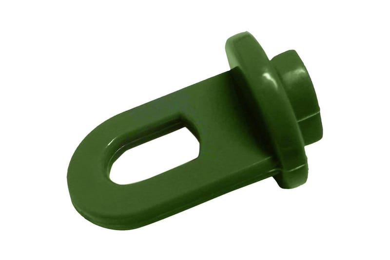 Plantehenger 10-pk 3x2x1,5 cm - Grønn - Hus & oppussing - Bygg - Spiker, skrue & innfesting