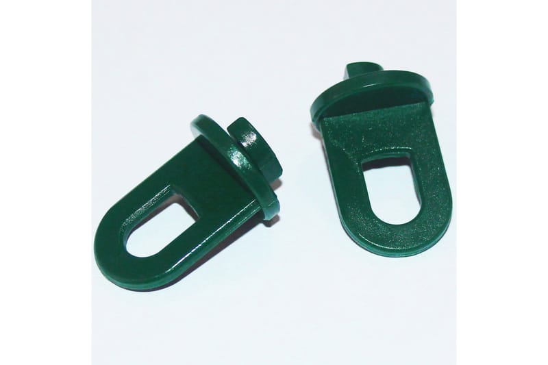 Plantehenger 10-pk 3x2x1,5 cm - Grønn - Hus & oppussing - Bygg - Spiker, skrue & innfesting