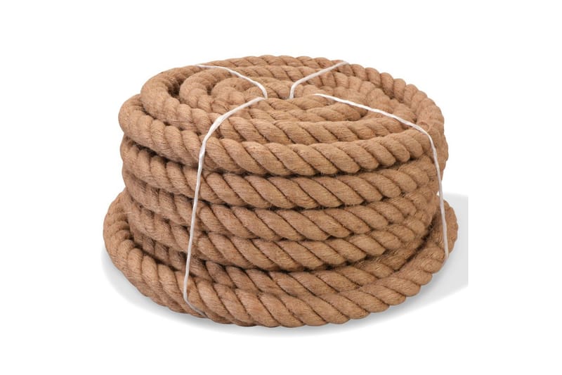 Tau 100% jute 14 mm 100 m - Hus & oppussing - Bygg - Spiker, skrue & innfesting