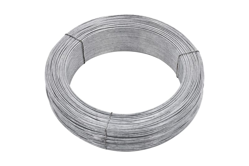 Gjerdetråd 250 m 3,8 mm stål - Silver - Jerntråd