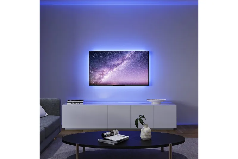 Trio Lighting Screen LED-Stripe for 51” Skjerm 3 m Svart RGB - Belysning - Innendørsbelysning & Lamper - Møbelbelysning & integrert belysning