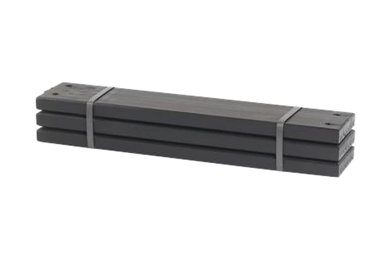 3 stk planker til Pipe 28x120 mm x60 cm svart - Planker & bjelker
