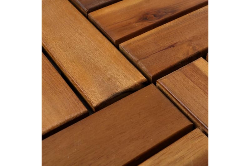 10stk Akasie Terrassefliser 30 x 30 cm - Hus & oppussing - Bygg - Tre & virke - Heller & terrassevirke - Trehelle & gulvhelle