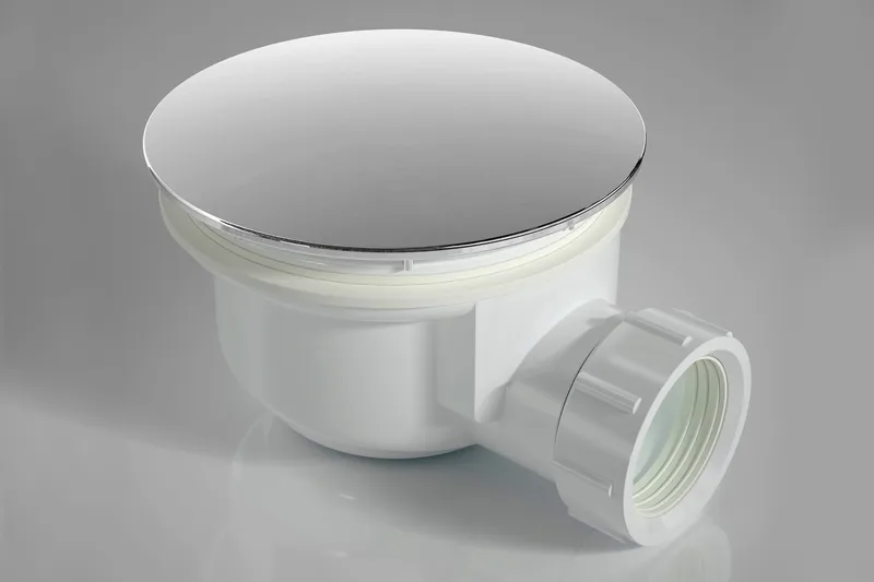 Avløpsrør for dusj, Sølv/Lysegrå